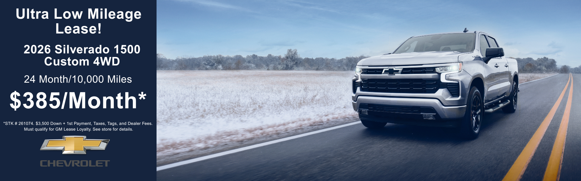 Lease banner 385 a Month 